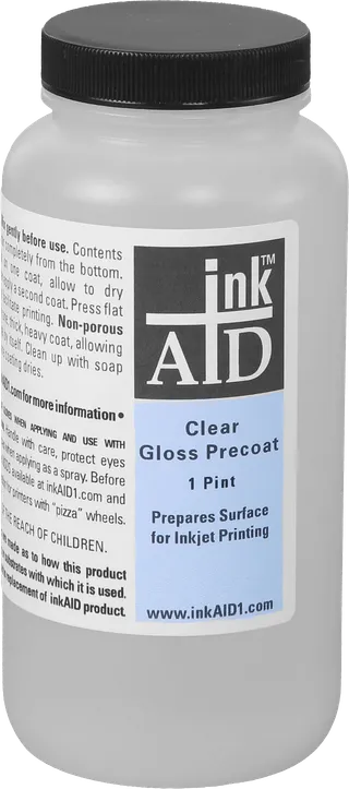 inkAID Clear Gloss Inkjet Receptive Coating