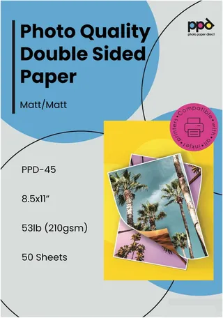 PPD Double Sided Photo Paper Matte