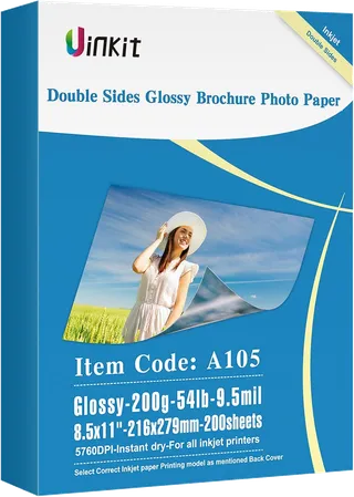 Uinkit Double Sided Photo Paper Glossy